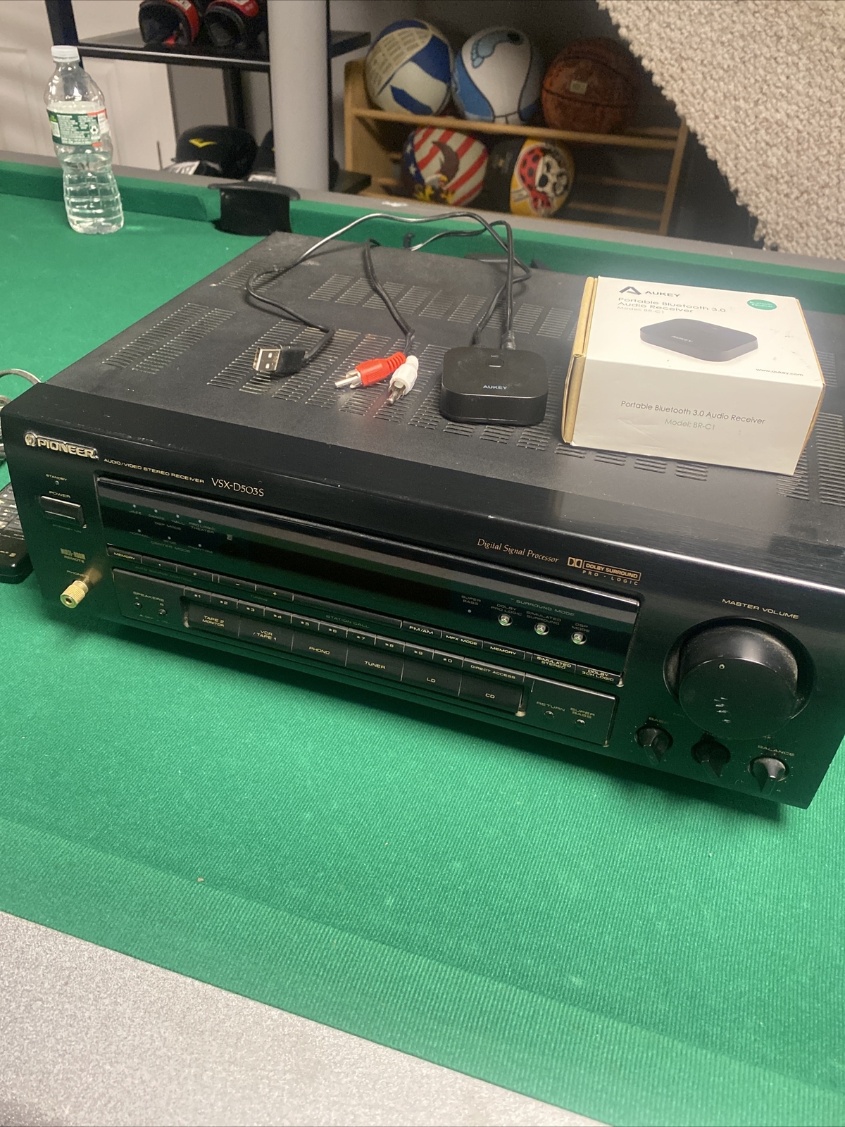 Pioneer VSX-D503S Audio/Video AV Stereo Receiver Surround Sound. W/ Remote & BT