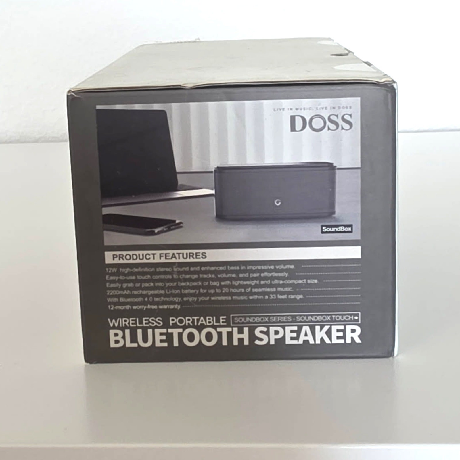DOSS Touch Wireless Bluetooth Portable Speaker | New in Box