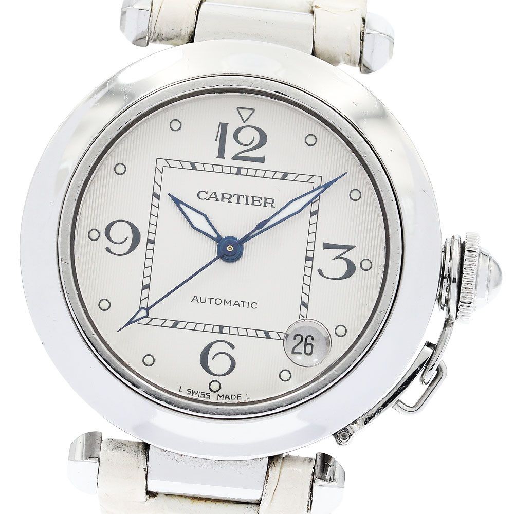 CARTIER W3106199 Pasha C Date Automatic Boys’ Watch Stainless Steel Case 35mm