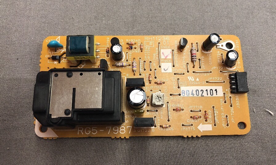 HP 5500 5550 Printer Static Discharge Board RG5-7987 RH1-1236