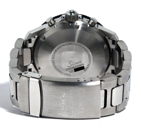 Sinn Watch Instrument 103.B.SA.AUTO Chronograph Automatic Black Dial Wristwatch