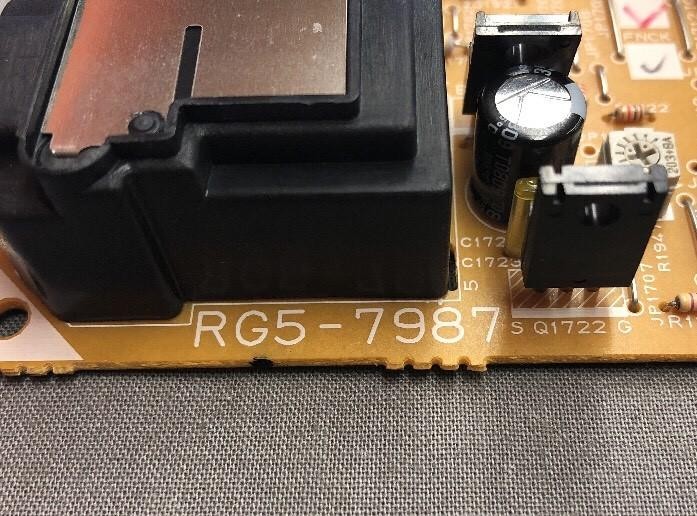 HP 5500 5550 Printer Static Discharge Board RG5-7987 RH1-1236
