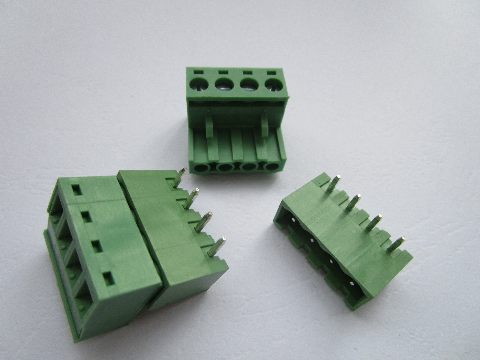 30 pcs Close Angle 4pin 5.08mm Screw Terminal Block Connector Pluggbale Type New