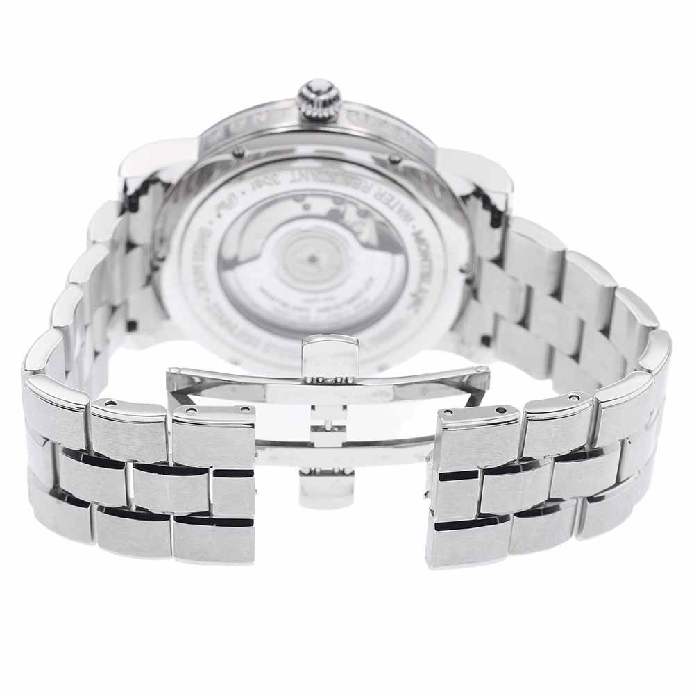 Montblanc 7203 Star World Time Automatic Silver SS Men’s Watch w/Warranty Card