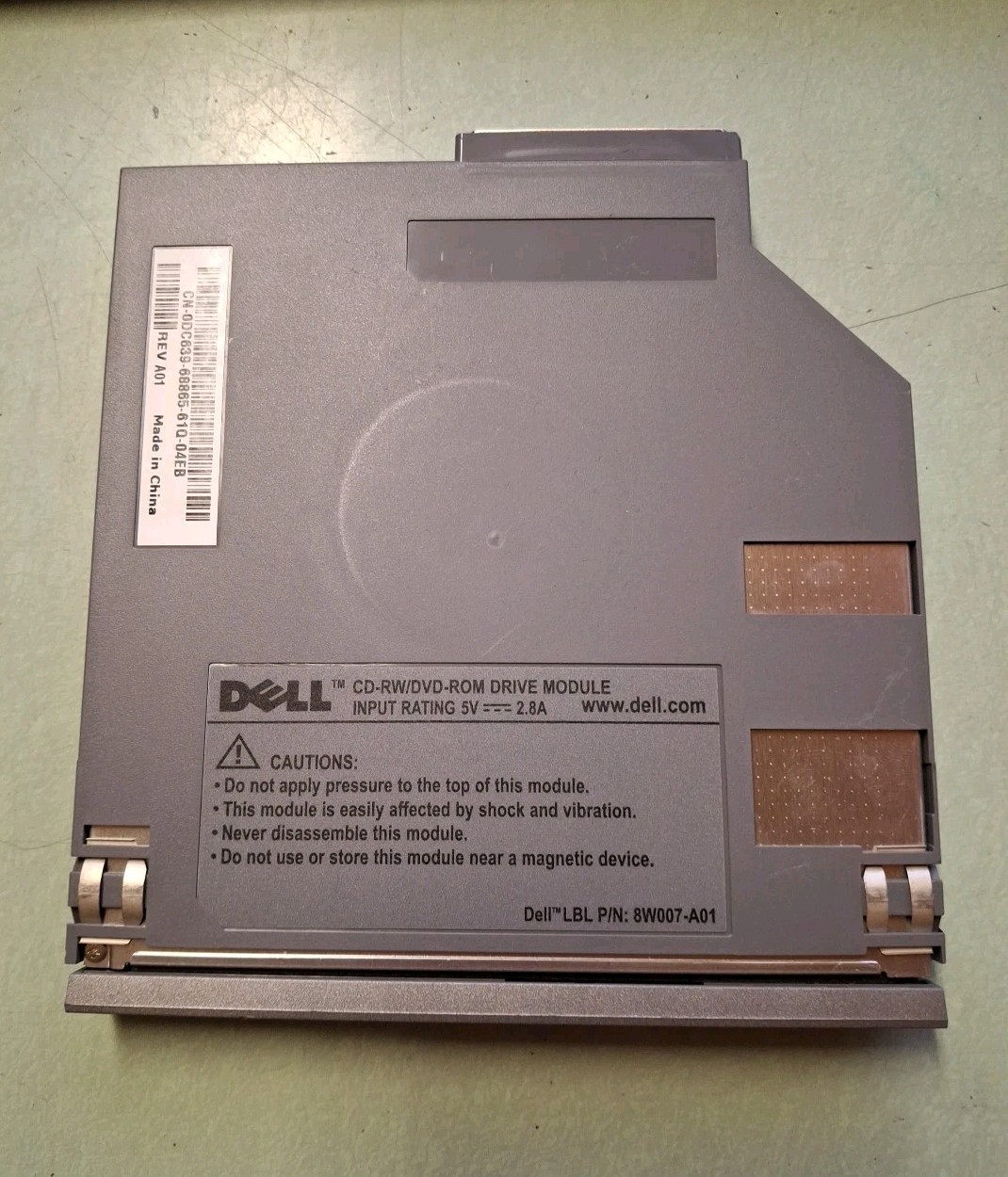 Dell CD-RW/DVD-ROM DRIVE MODULE 0D639 BW007-A01