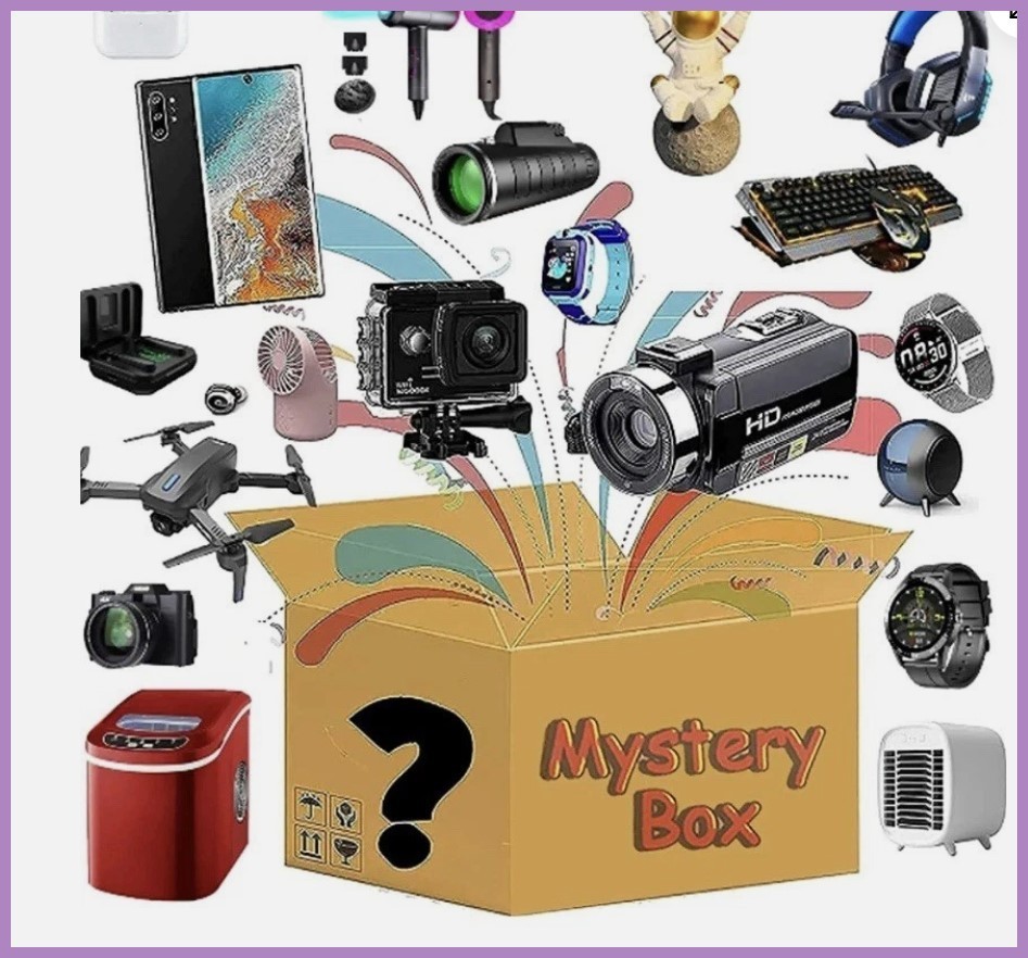 Electronics Mystery Box 3 Items Brand New Lucky Dip Resale Bundle