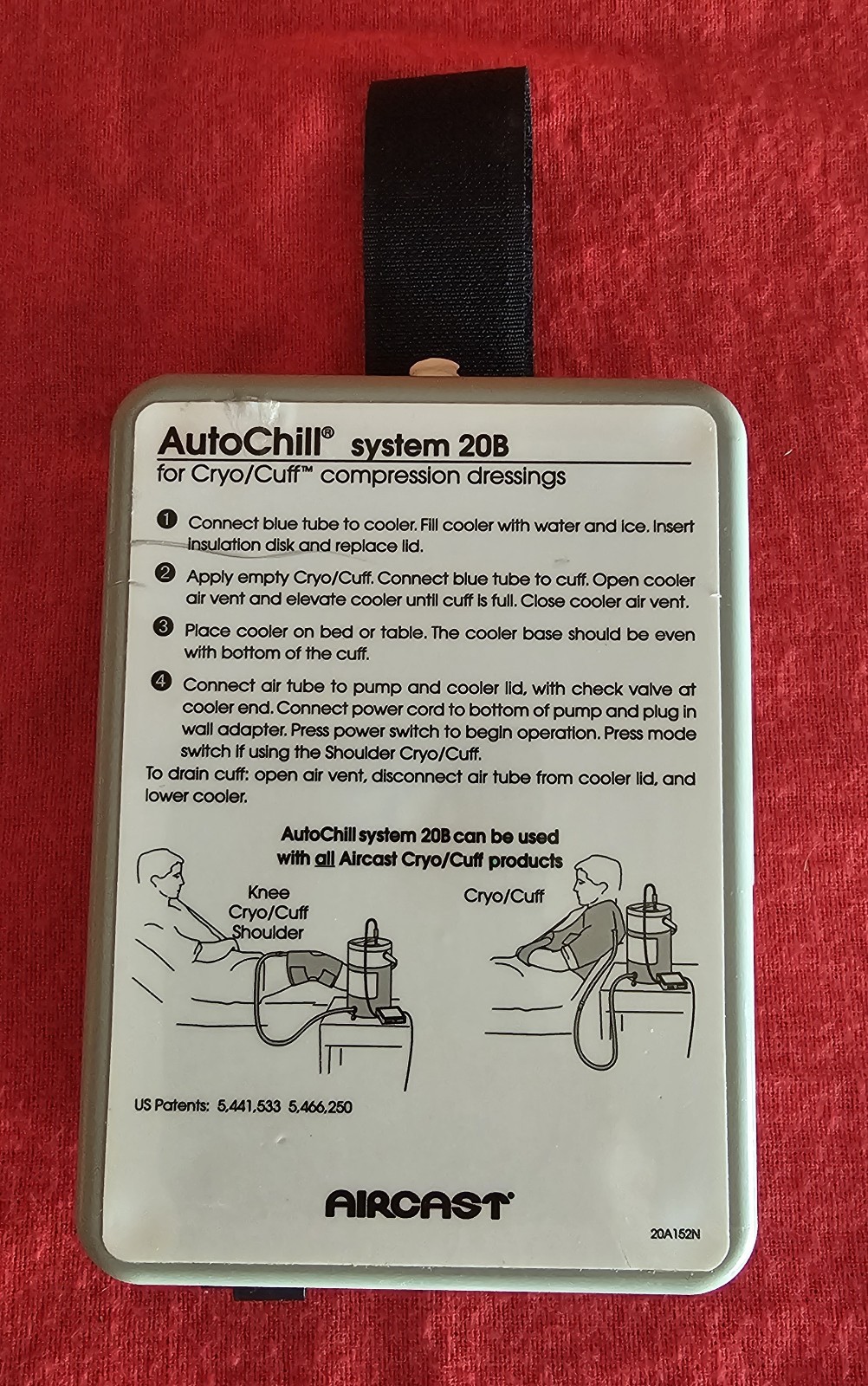 Aircast AutoChill System 20B Cryo/Cuff Compression Therapy Pump w/ Power Adapter