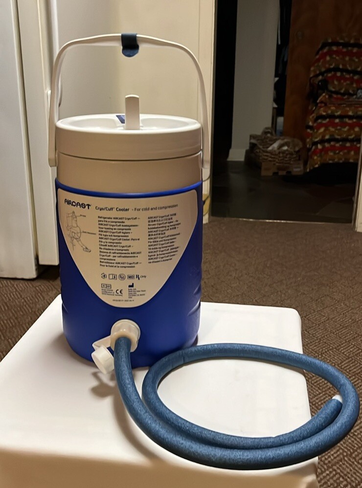 Aircast Cryo/Cuff Gravity Cooler Parts Only: Cooler, Lid, Hose**