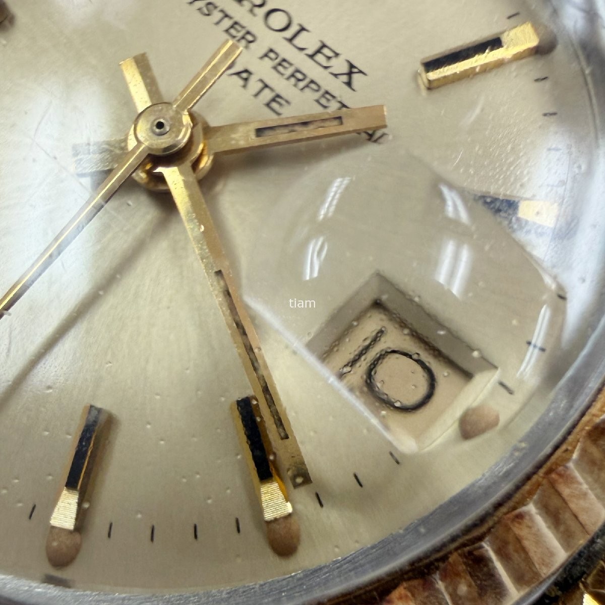 ROLEX 6917/3 Oyster Perpetual Date Stainless Steel Yellow Gold 1972 Automatic