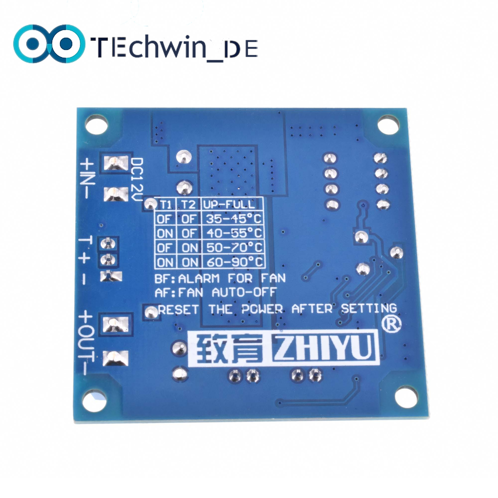 DC 12V 5A PWM PC CPU Fan Speed Controller Temperature Control Board