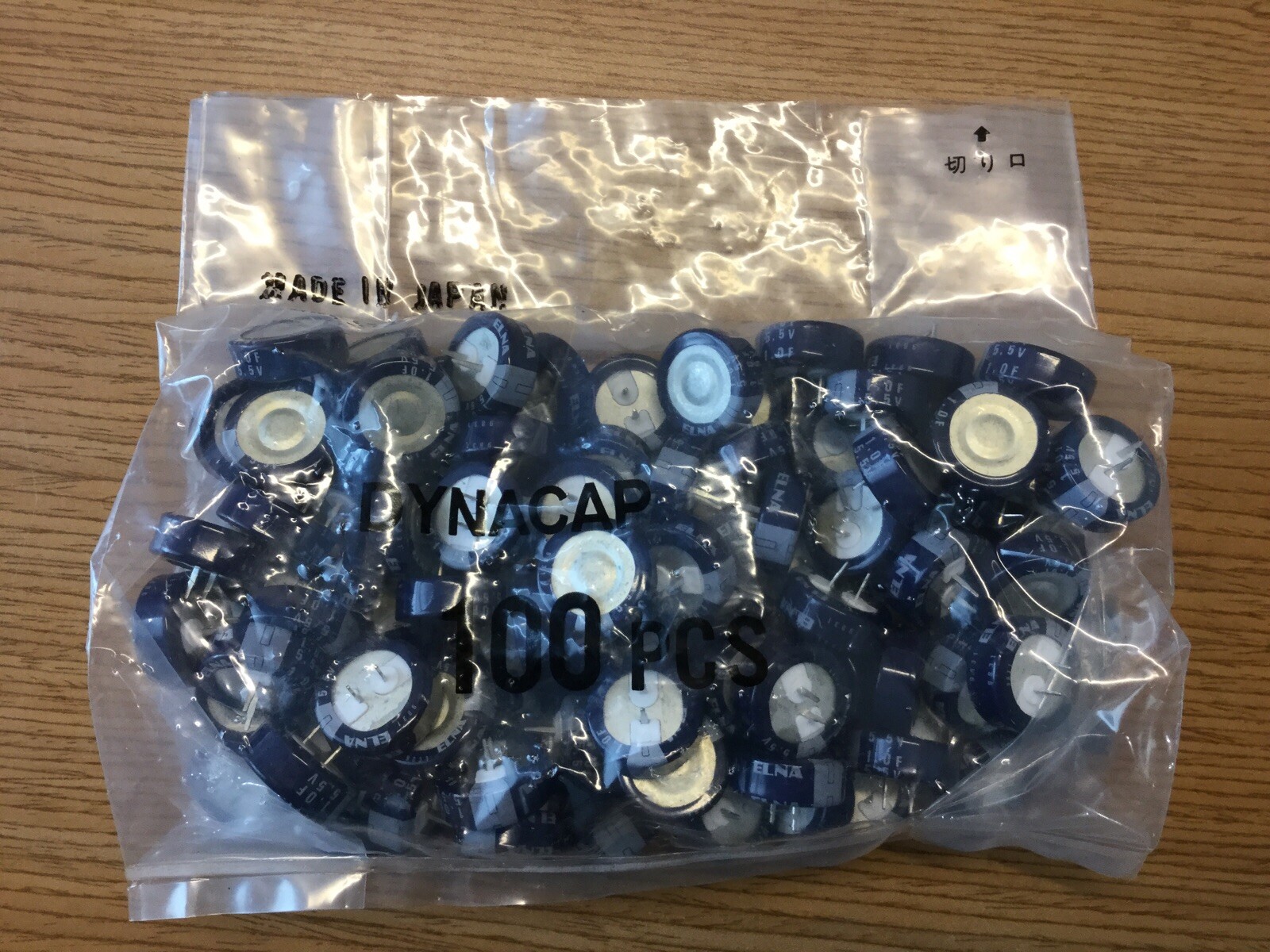 ELNA 5.5V 1.0F DH-5R5D105T Super capacitor Type C 5.5V1F BAG OF 100
