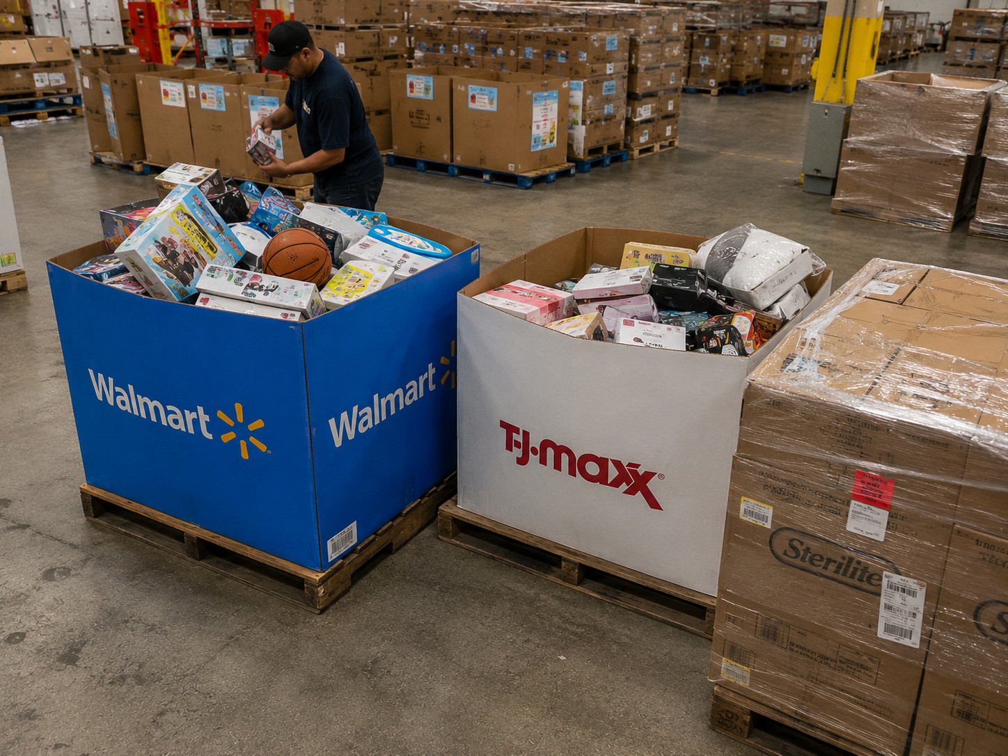 TJ Maxx Retail Merchandise with Home and Kitchen Products