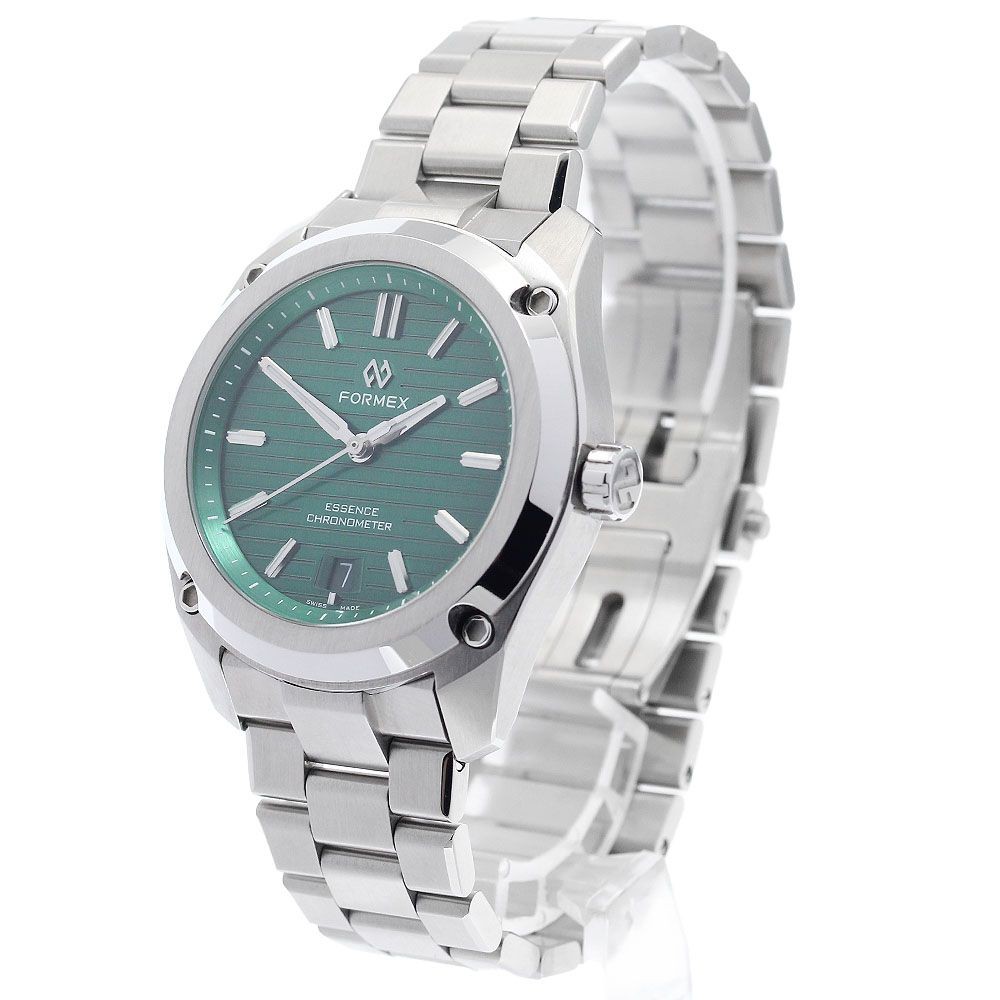 Formex 0333.1.6600 Essence 39 Chronometer Green Date Automatic Men’s Watch Box