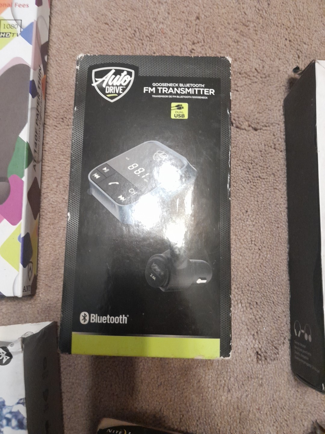 Mystery Box…NOT. Bluetooth Headphones, Earbuds, Etc.Everthing In Picture .New