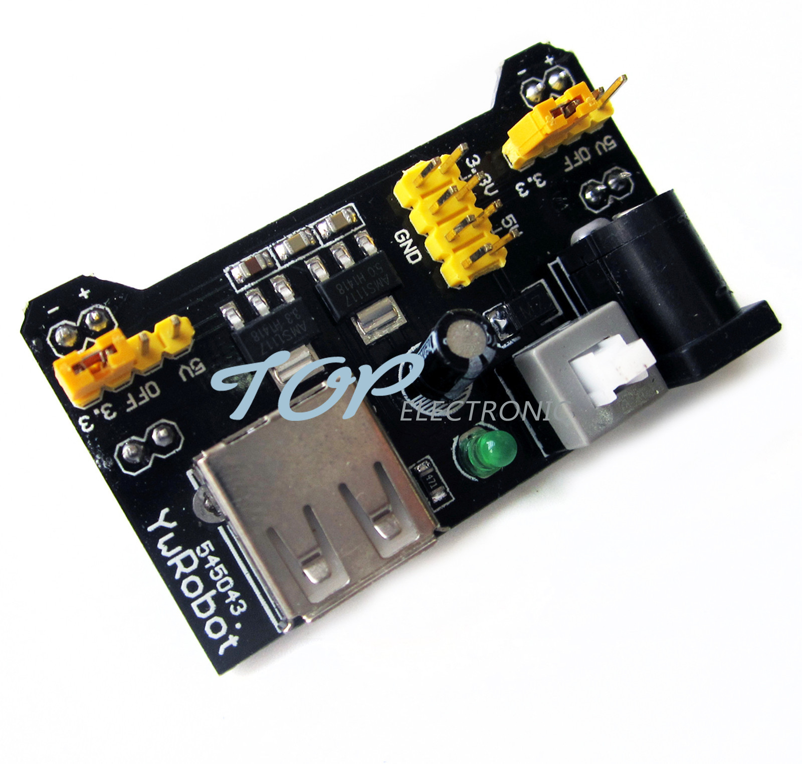 10PCS MB102 Breadboard Power Supply Module 3.3V 5V Solderless Breadboard