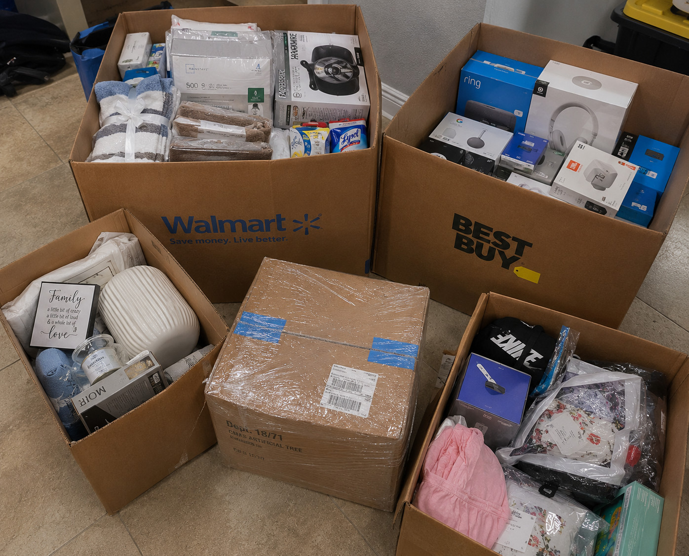 Amazon Household Collection with Consumer Product Variety