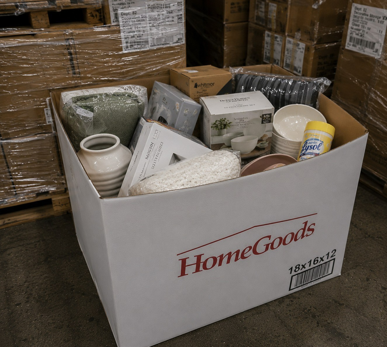 Target Reseller Merchandise Box – Retail Product Assortment