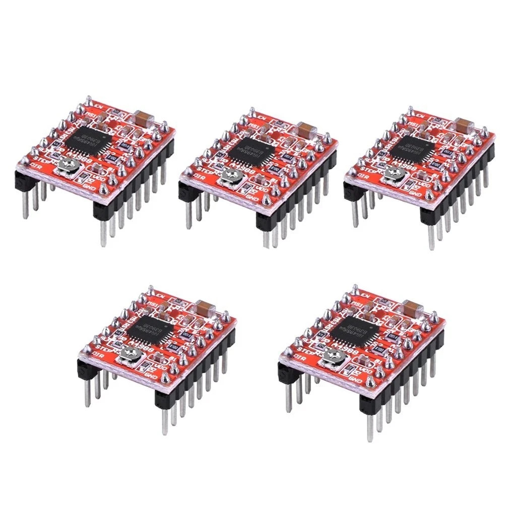 ShillehTek Original A4988 Motor Driver (with Heatsink,1.5A) for 3D Printers