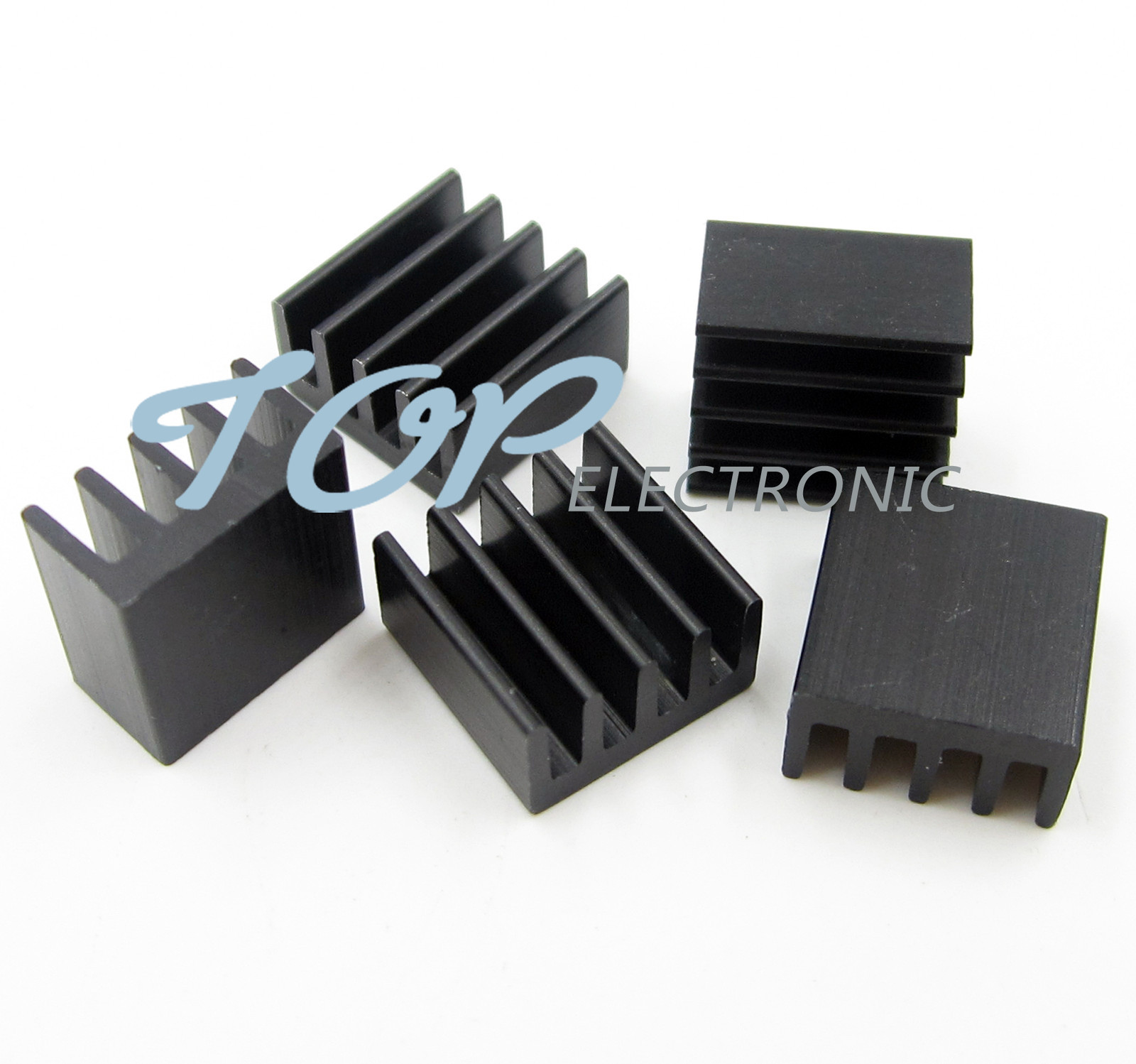 100Pcs Heat sink 8.8×8.8x5mm High quality MINI HeatSink Color Black Hot