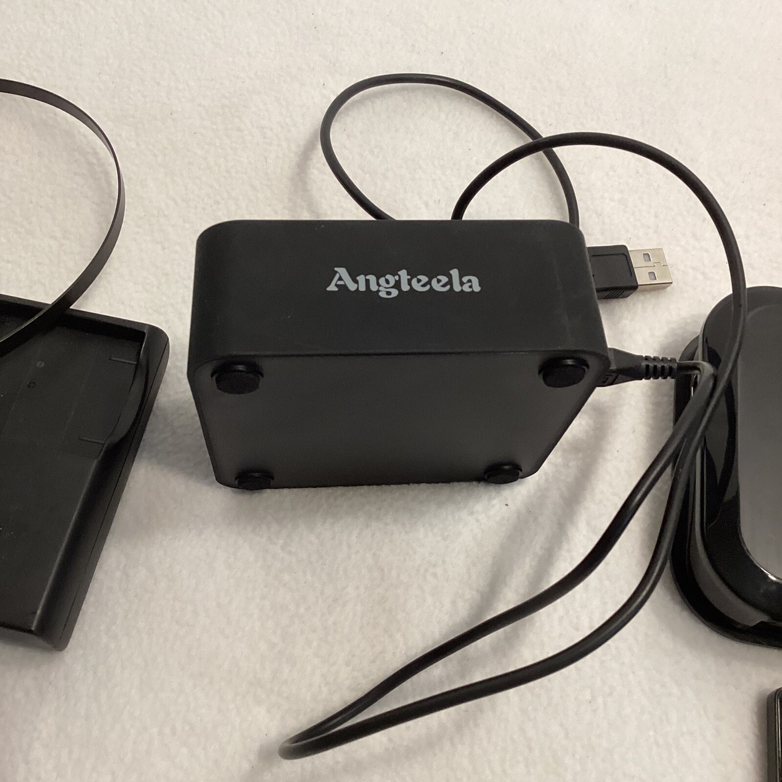 Mixed Electronics Lot, Headset Charger HDMI Switch, Remote Control Parts Only