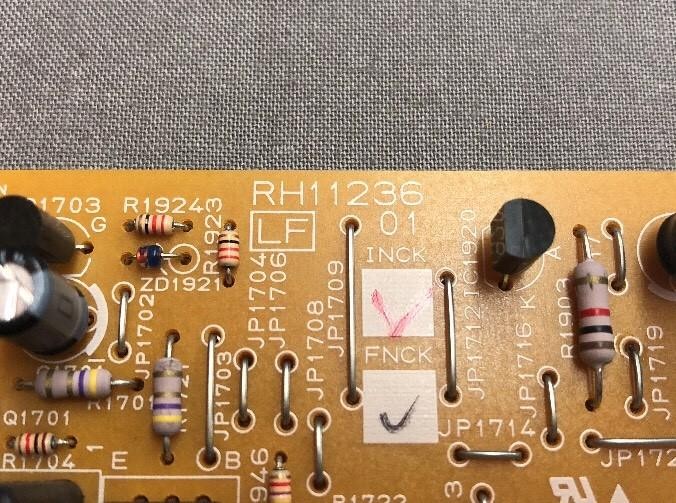 HP 5500 5550 Printer Static Discharge Board RG5-7987 RH1-1236
