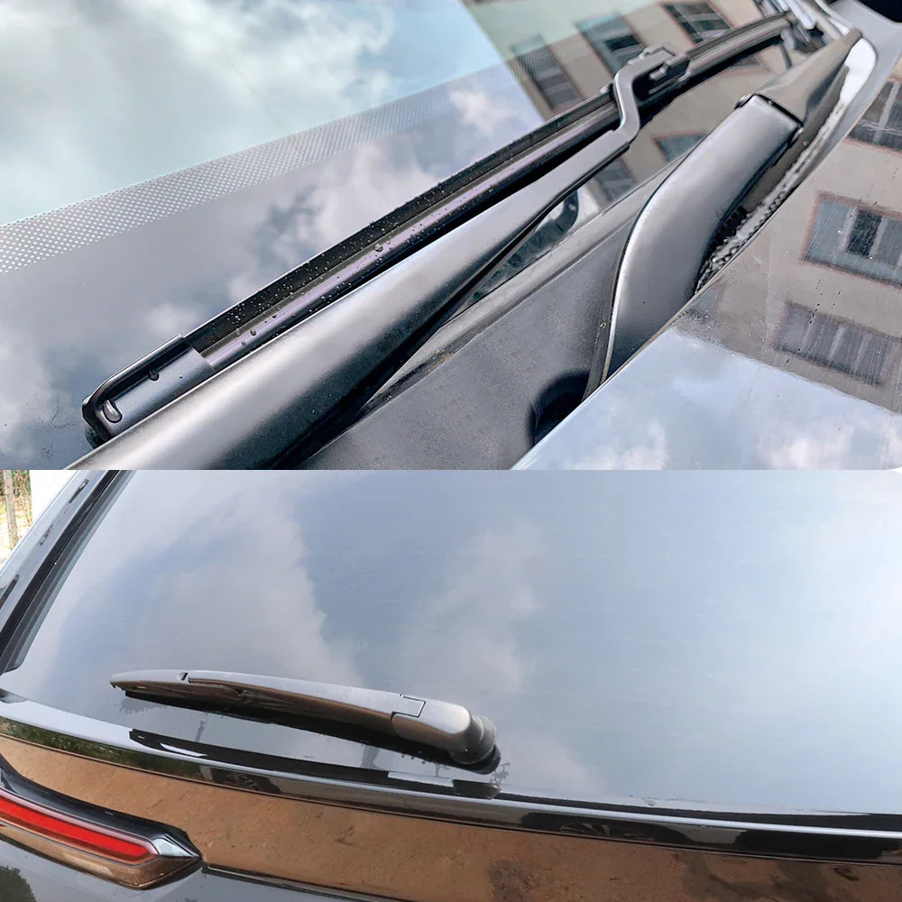 1set Front & Rear Windshield Wiper Blades Windscreen Wipers For Toyota Auris Tou