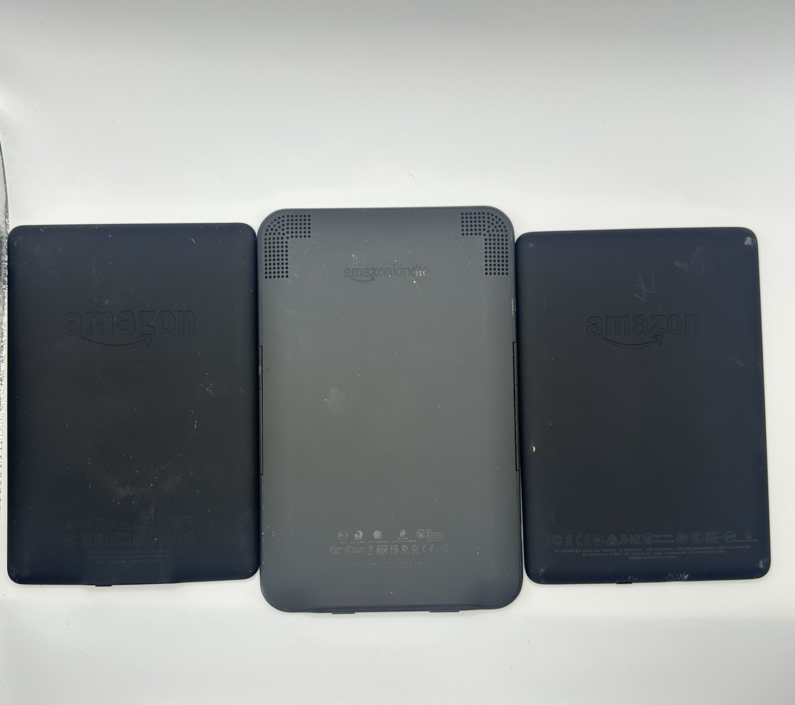 Lot of 3 Amazon Kindle D00801 & PQ94WIF – For Parts/Untested – A6