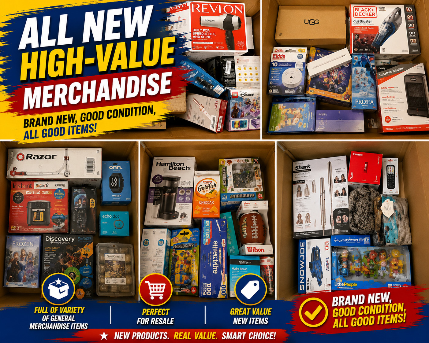 Amazon Liquidation Mystery Box – Wholesale Overstock Treasure Lot