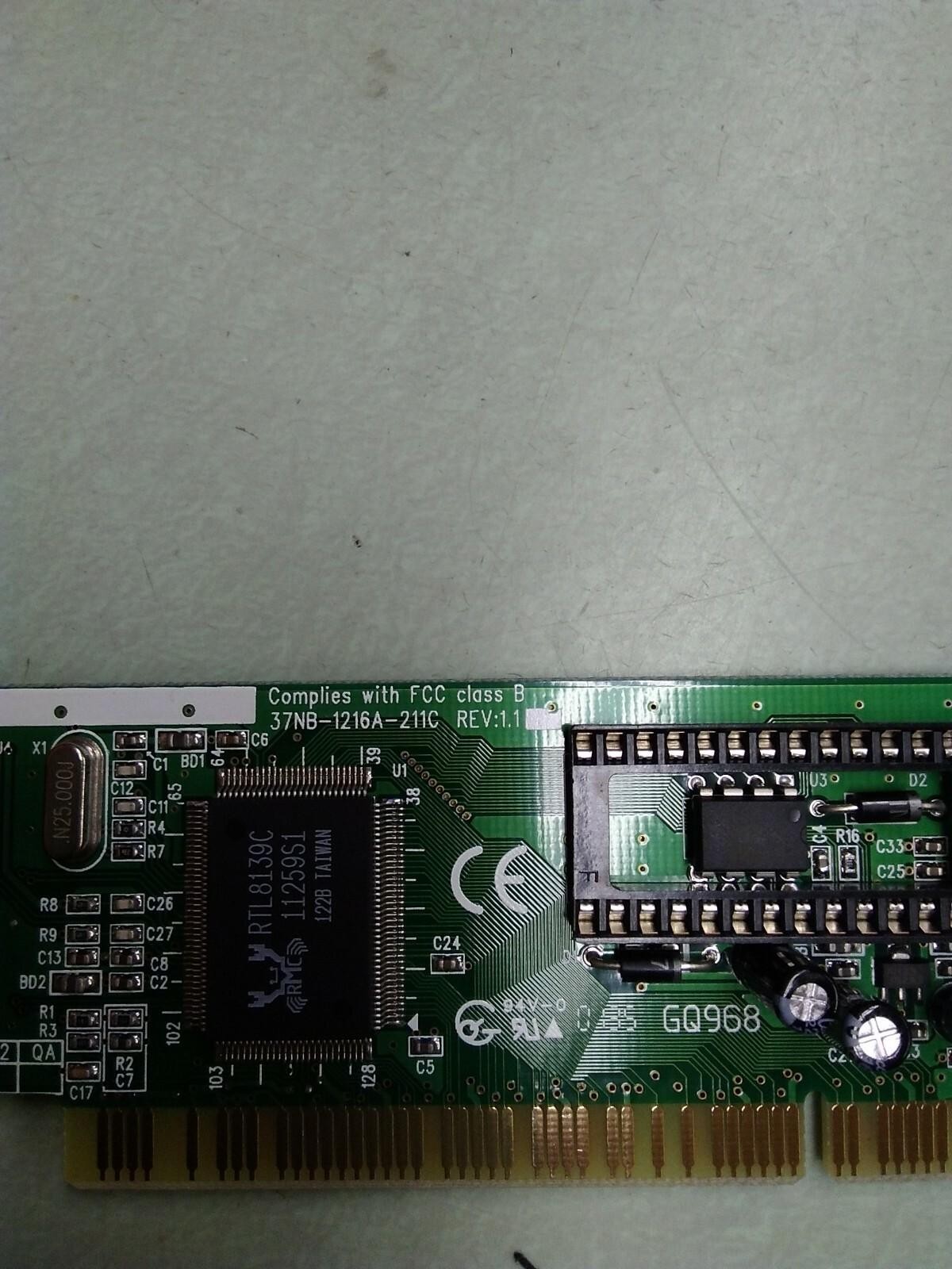 Encore ENL832-TX+ 10/100Mbps Fast Ethernet PCI Adapter REV 1.1