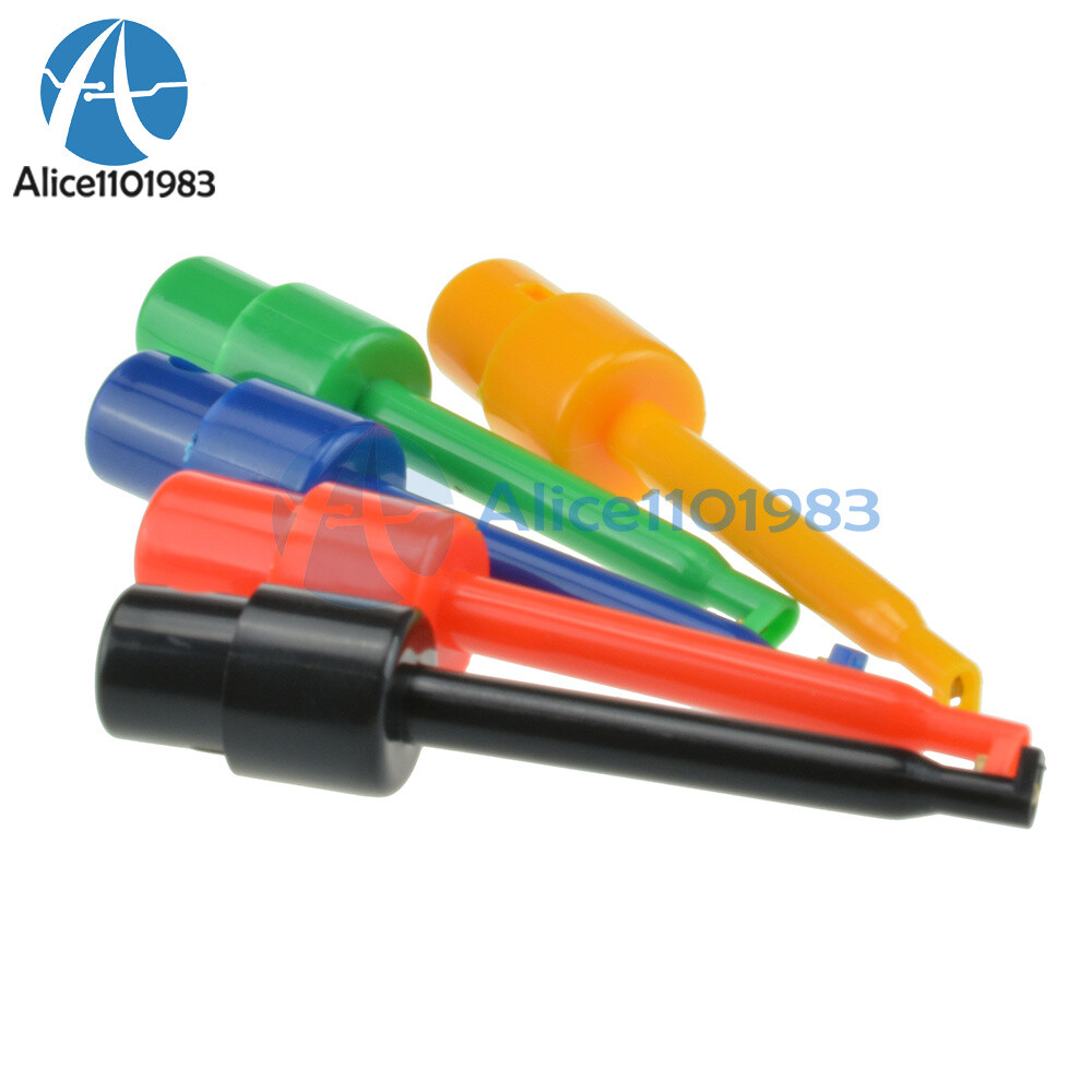 50PCS Large Size Round Single Hook Clip Test Probe for Electronic Testing