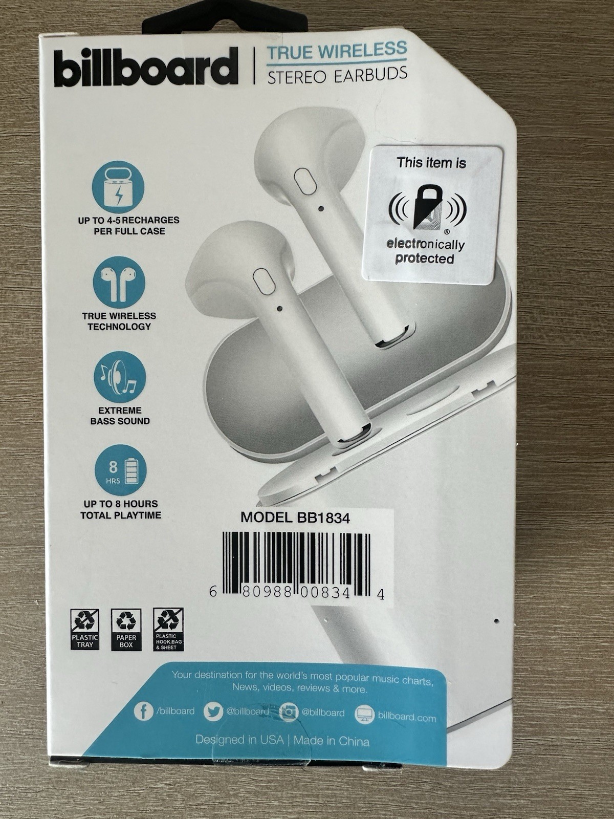 Bluetooth Earbuds & Mini Charger Lot Billboard Digital Basics iWALK