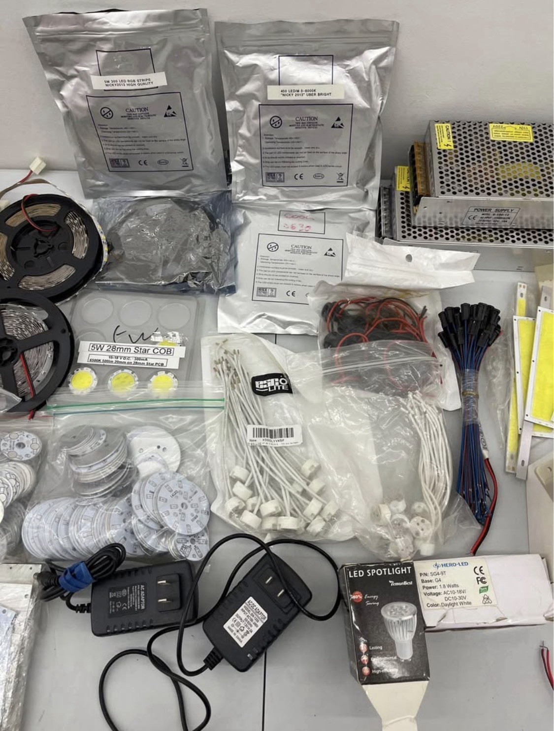 Large Lot NEW LED Electronic Components Power Supplies Controllers (#L50)