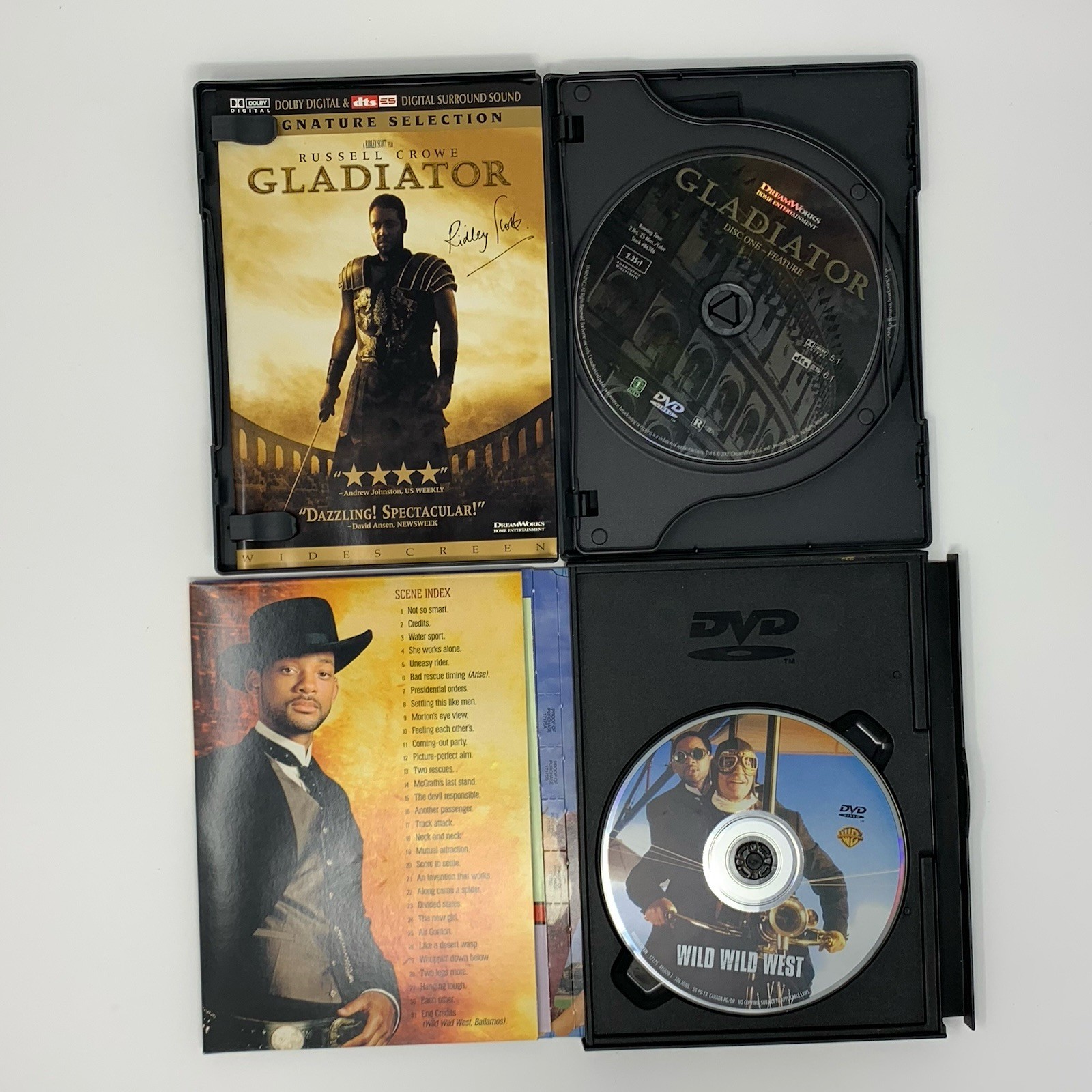 DVD Bundle Movie Lot – Action/Adventure – Gladiator, Wild Wild West, Battleship