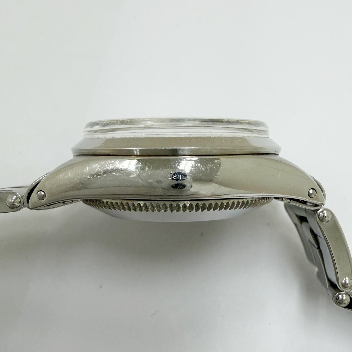 ROLEX 6516 Oyster Perpetual Date 1968 Automatic SS Silver