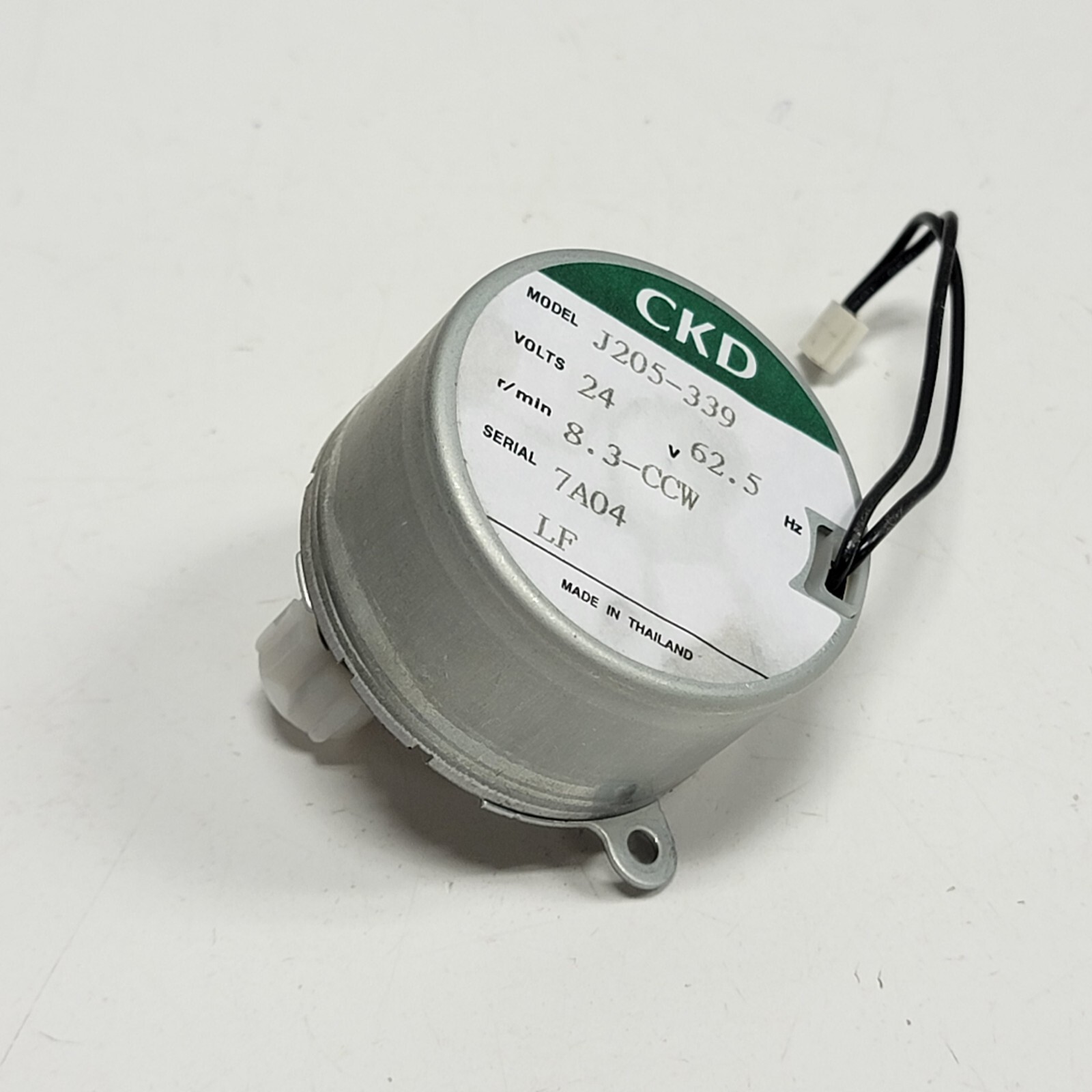CKD J205-339 Timer Motor 8.3-CCW 24VAC