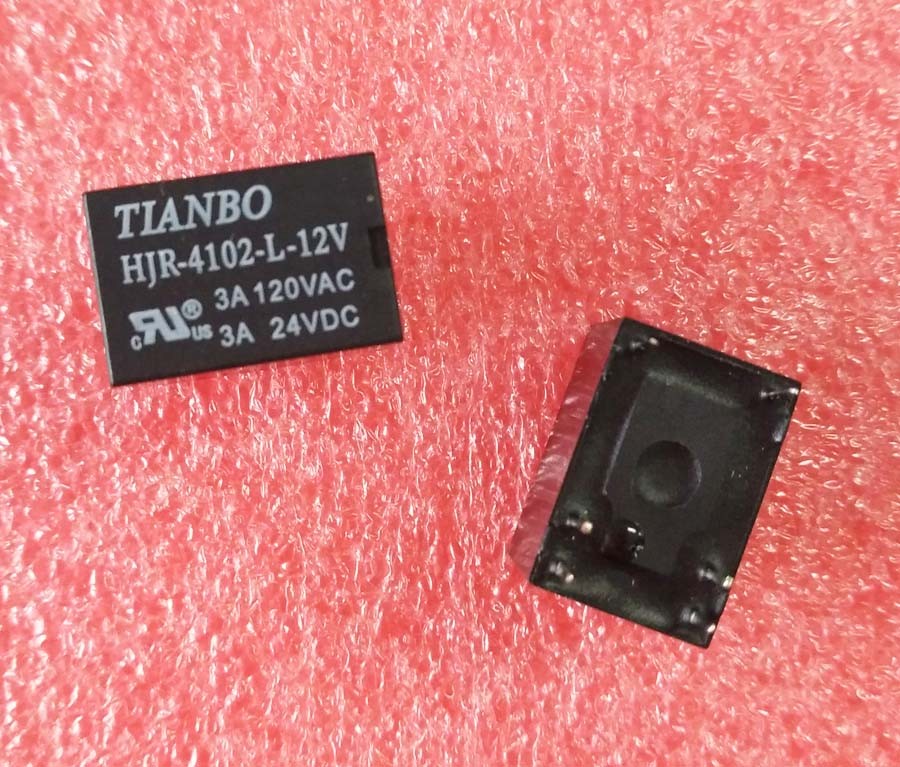 5PCS ORIGINAL 6pins HJR-4102-L-12V 3A 125VAC TIANBO Relay