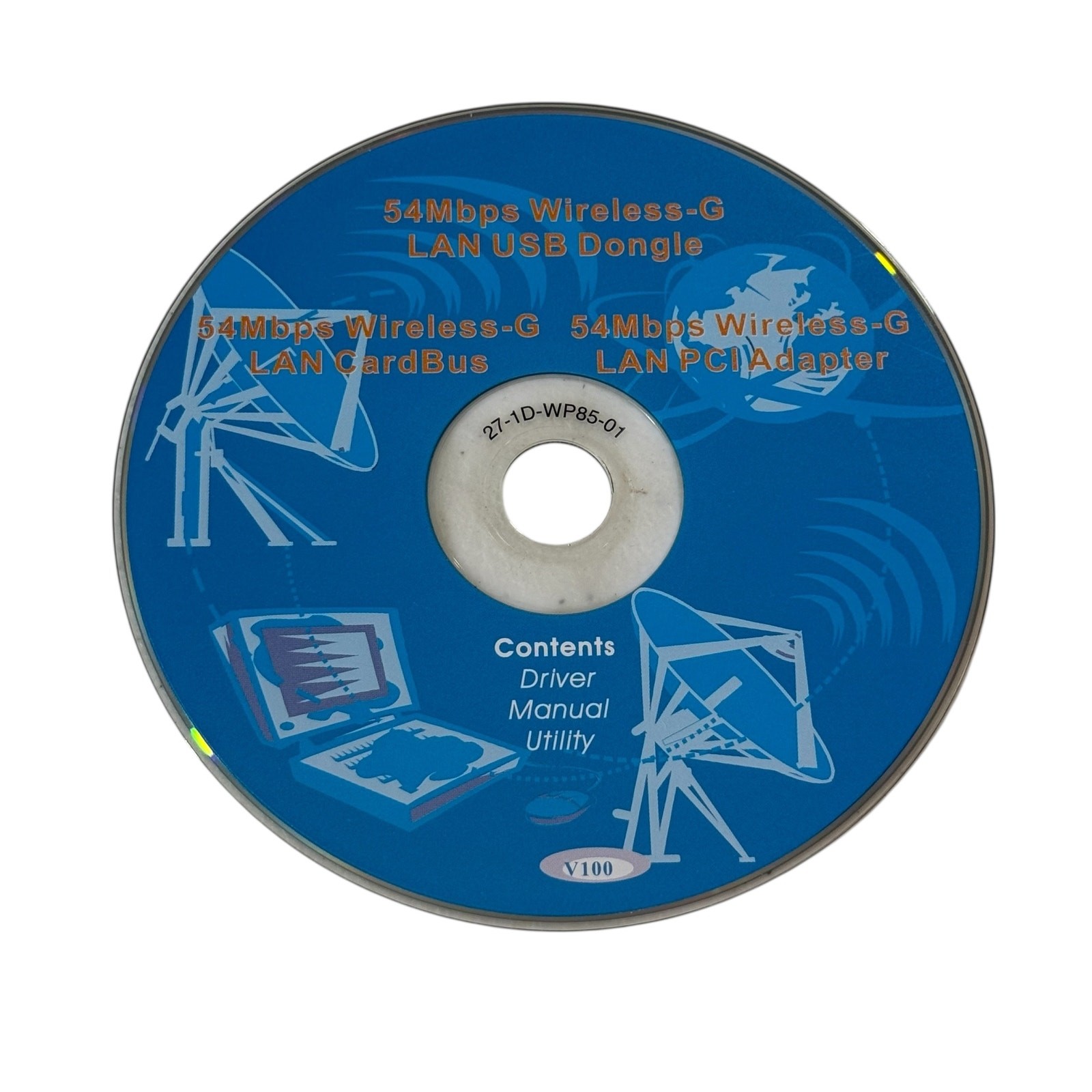 54 Mbps Wireless G LAN USB Adapter Driver Utility Software CD CardBus Network