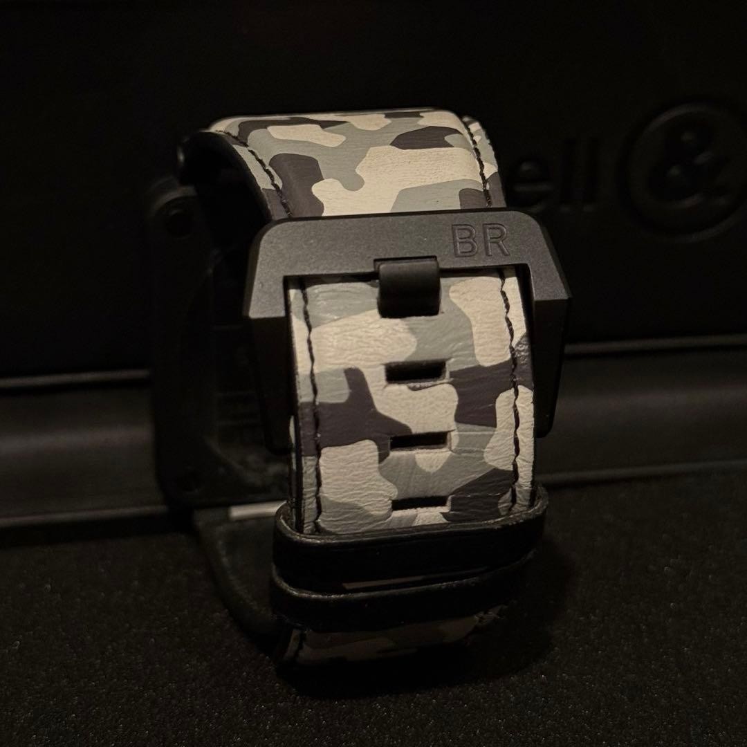 Bell & Ross BR03-92 Black Camo Automatic Watch Ceramic Dial Date Limited