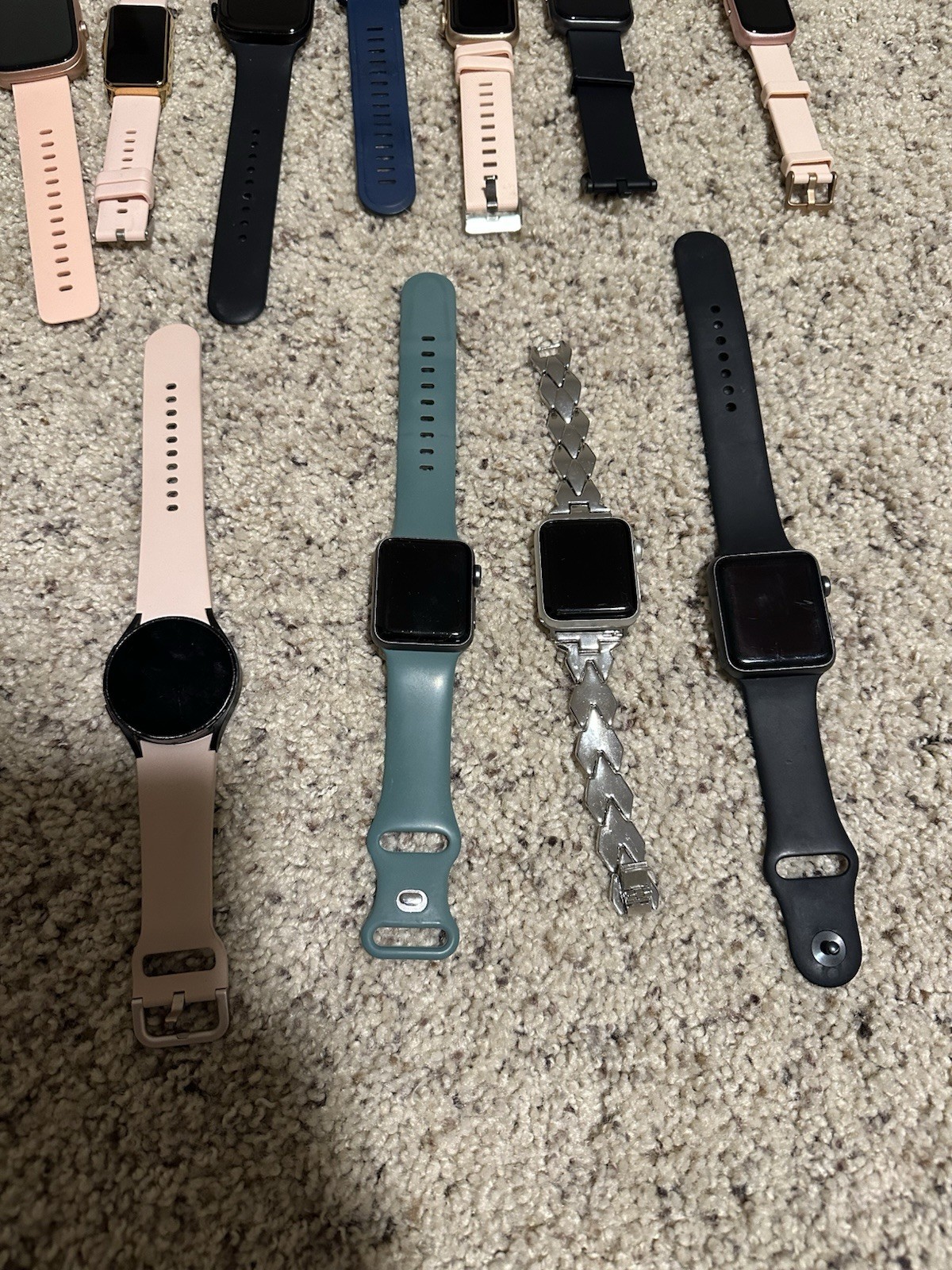 Bulk Lot Of Smart Watches Apple, Samsung, Fitbit, Etc With Accessories