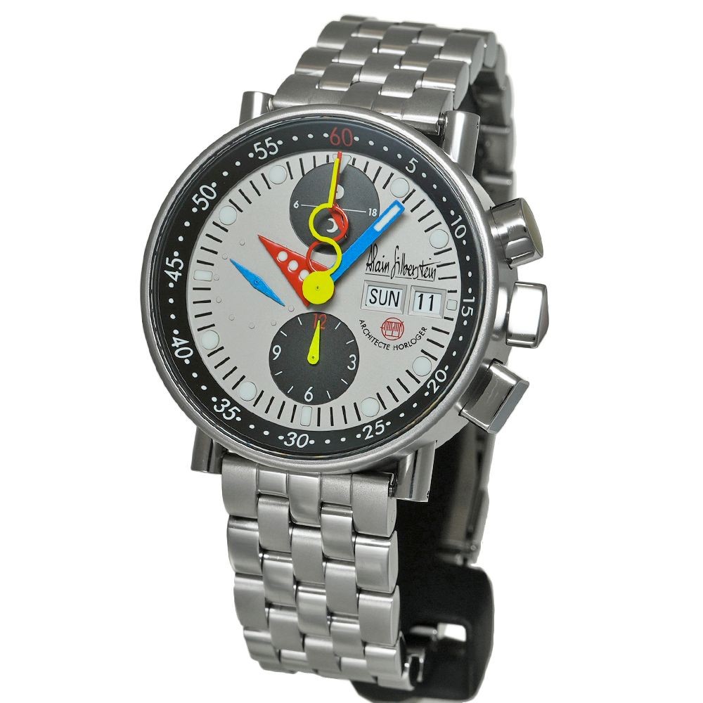 Alain Silberstein Chrono Bauhaus Grey w/Box World Limited of 999 only