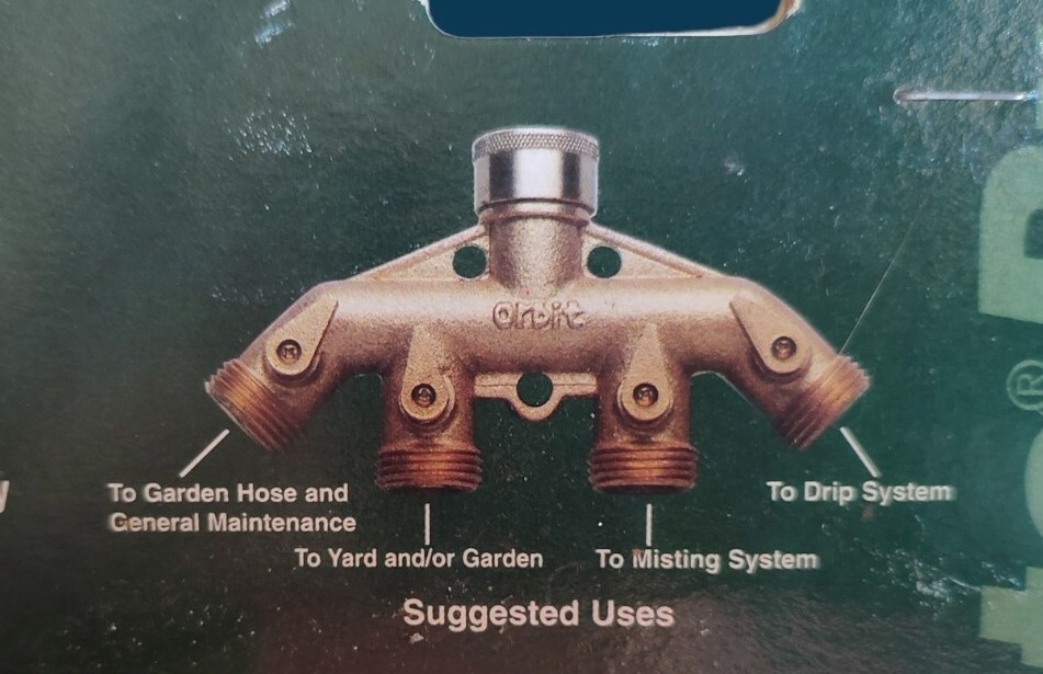 Orbit SunMate Pro62010N Brass Faucet Manifold NEW