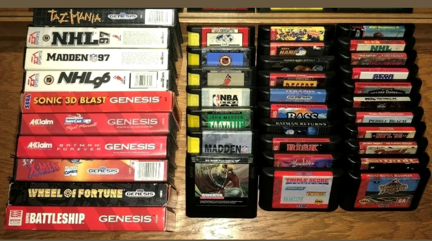 Sega Genesis Games Complete Fun Pick & Choose Video Games Updated 11/16/23