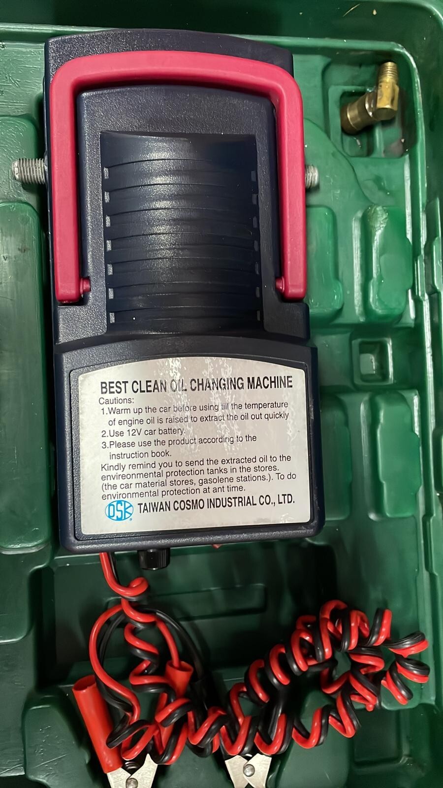 12V Best Clean Engine-Oil Extractor Machine