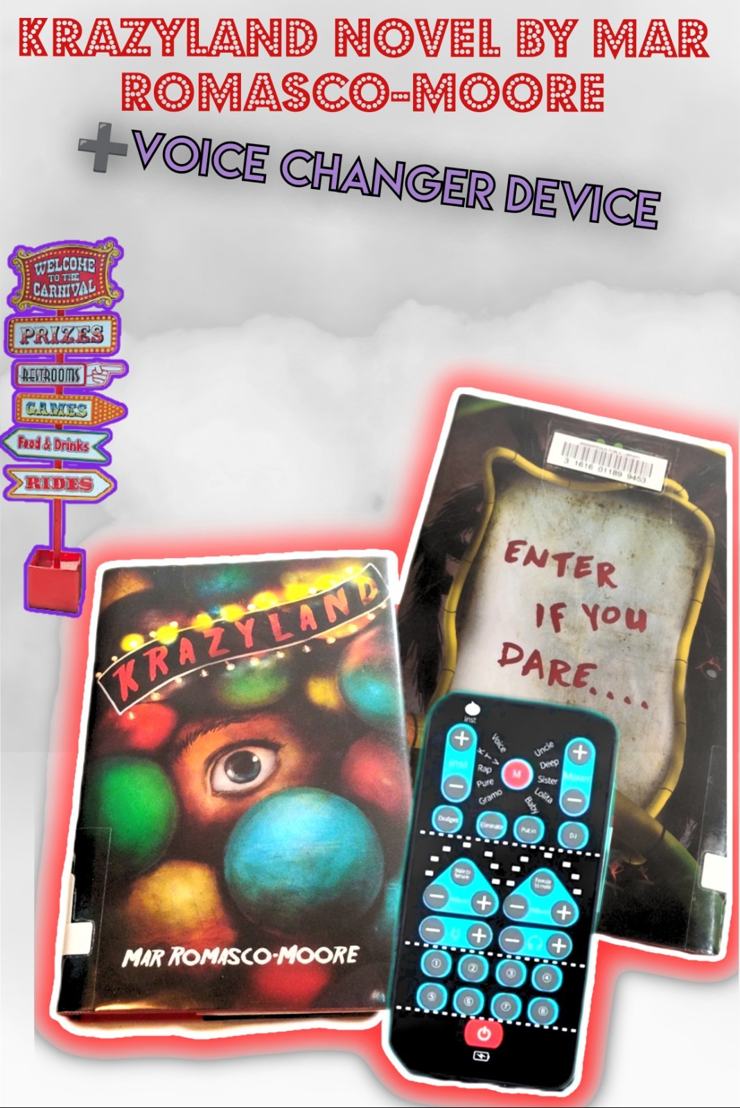 KRAZYLAND 🤡 Book By Mar Romasco-Moore 📖 ➕ Voice Changer 🎪 ENTER IF YOU DARE🎈