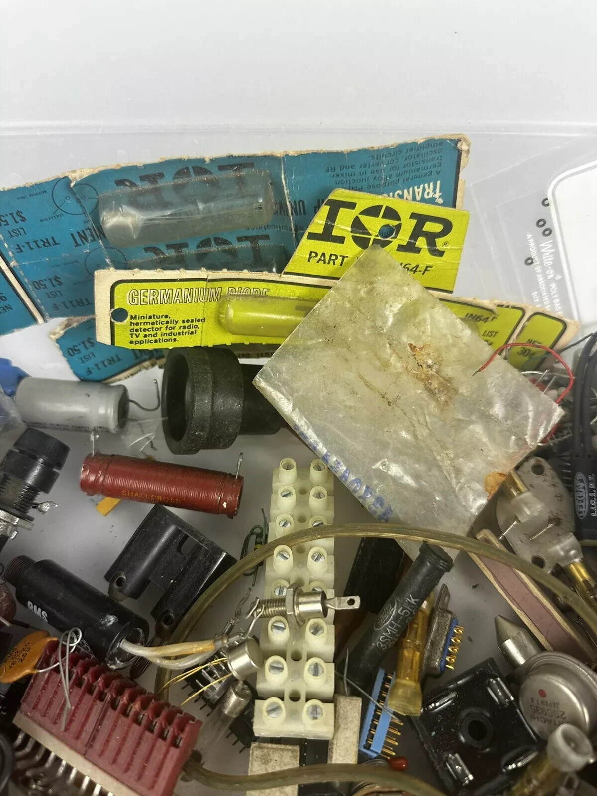 Huge Lot Of Transformers, Capacitors, Semiconductors, Transistors, IC chips, Etc