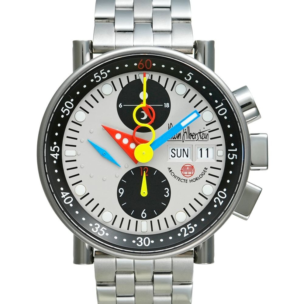 Alain Silberstein Chrono Bauhaus Grey w/Box World Limited of 999 only