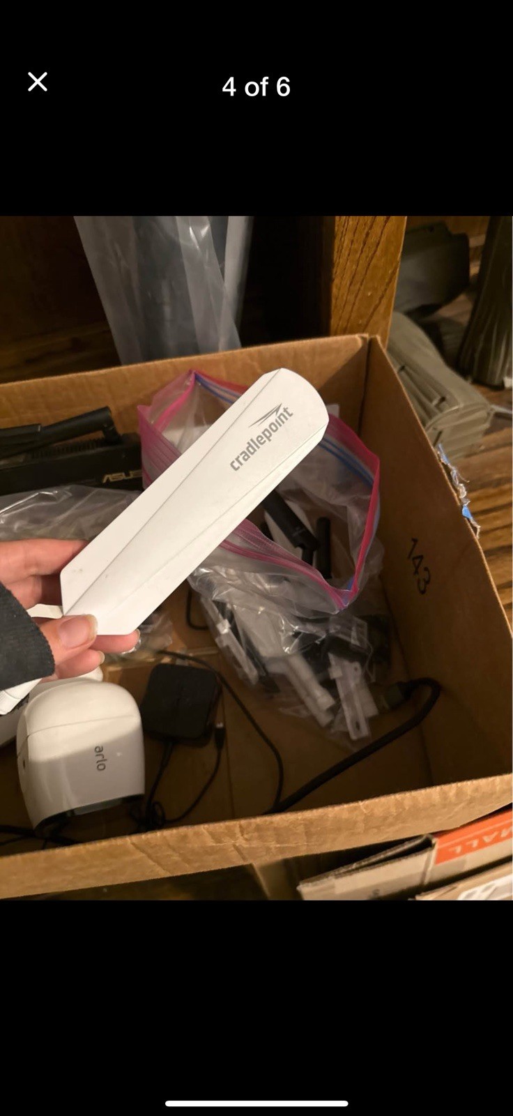 MoFi Network MOFI4500-4GXeLTE V2 Mixed Lot w/ Cradlepoint ASUS Arlo Networking
