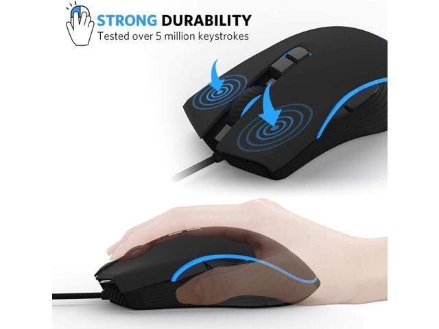 Wired Gaming Mouse with lighting Fiodio NEW in box