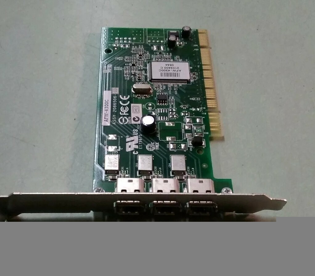 Adaptec AFW-4300C 3-Port FireWire IEEE 1394 Controller PCI Card DESKTOP PC