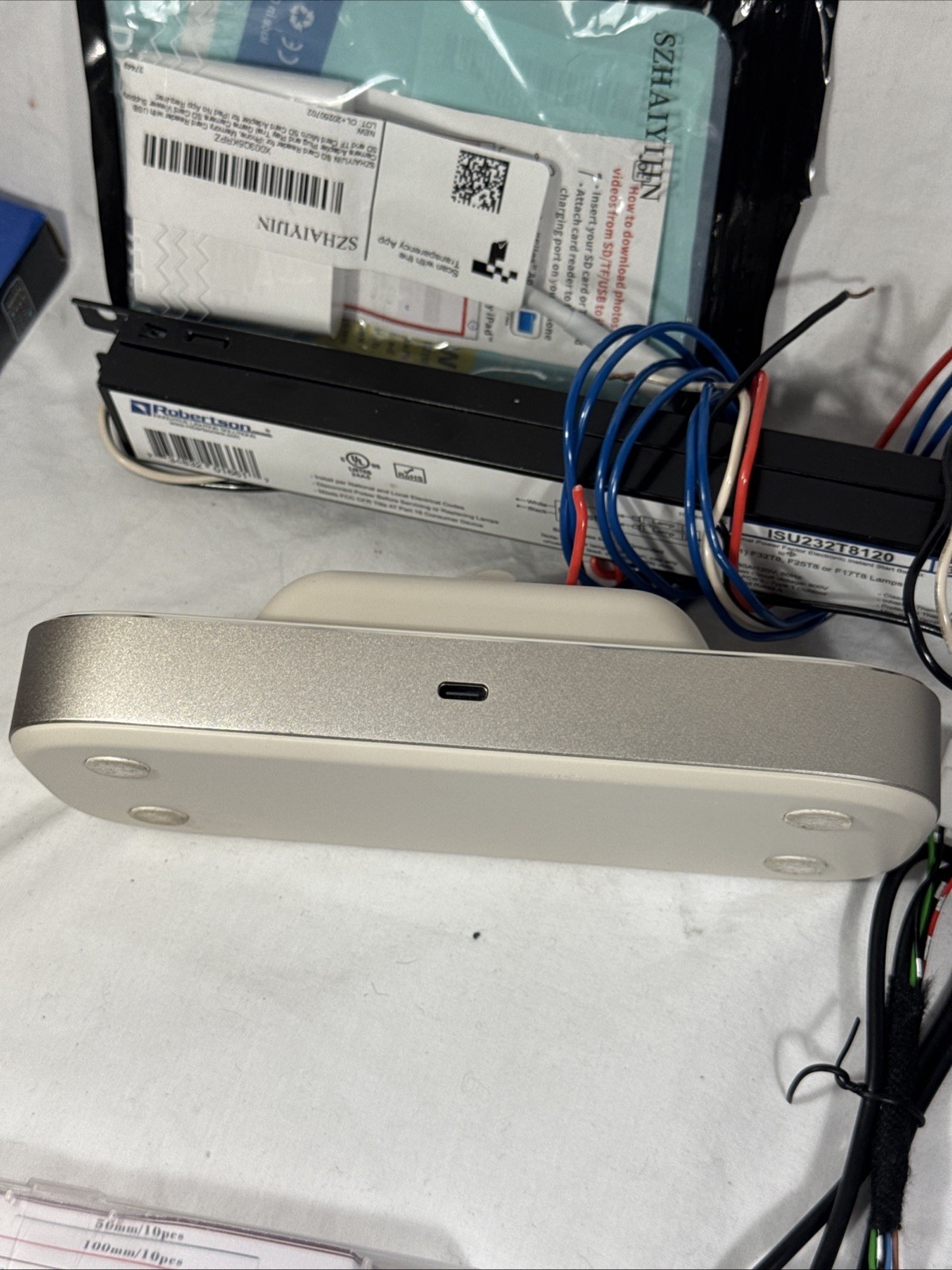 Huge Mixed Electronics & Accessories Lot – Chargers, Ink, Cables, Tools & More